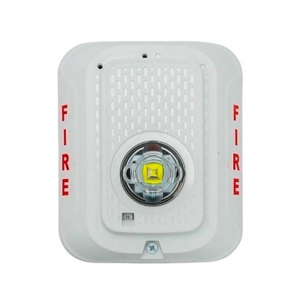 System Sensor SWLED fire alarm strobe light with LED illumination, designed for visible alert in fire alarm systems.