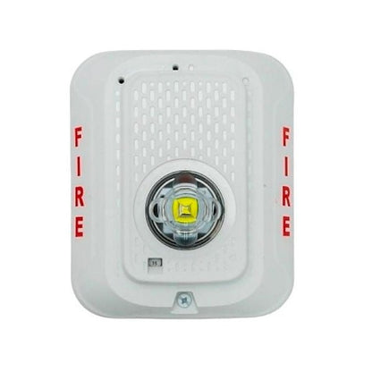 System Sensor SWLED fire alarm strobe light with LED illumination, designed for visible alert in fire alarm systems.
