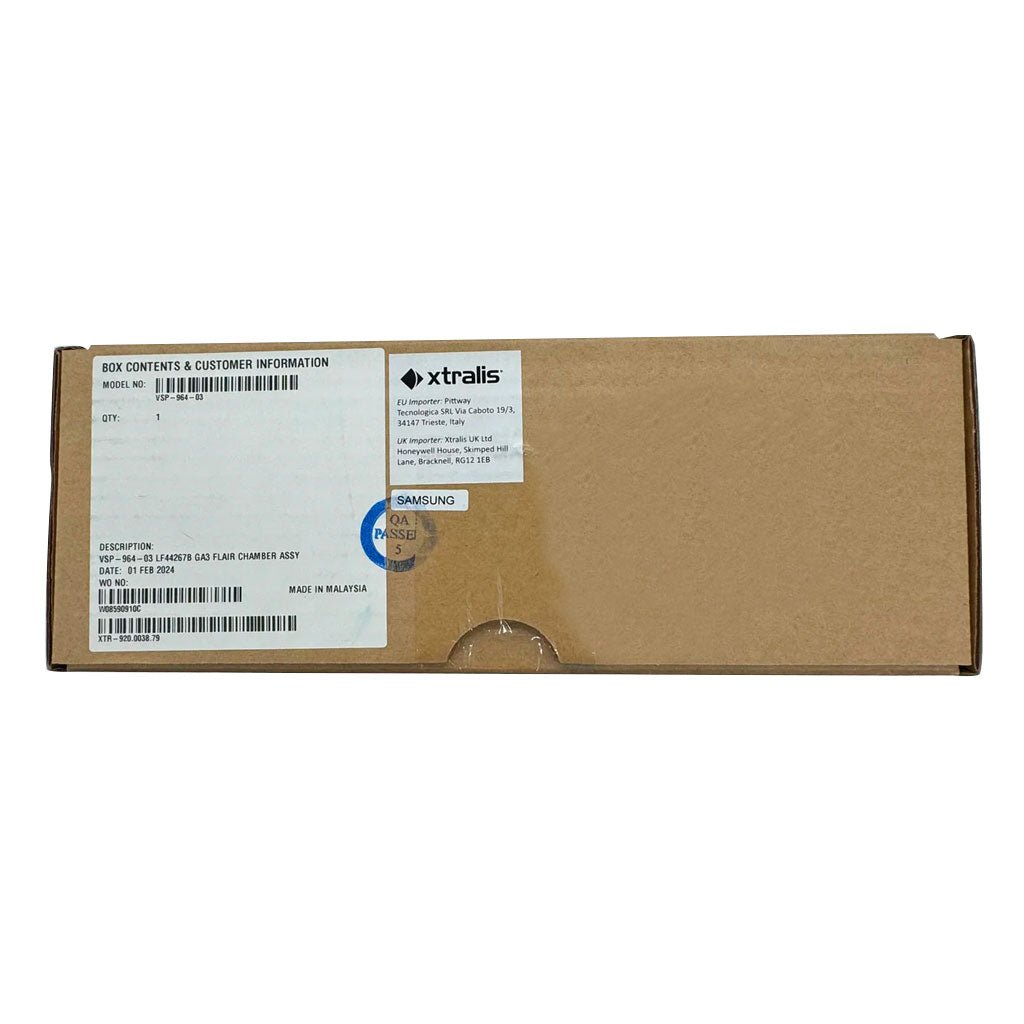 Vesda VSP-964-03 fire alarm smoke detection chamber with sensor for enhanced fire safety and early smoke detection.